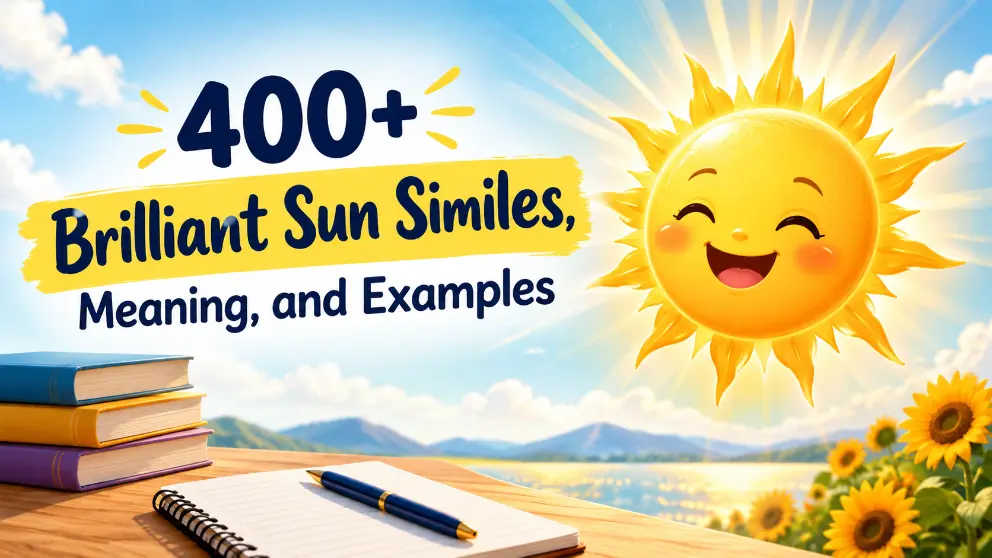 Brilliant Sun Similes
