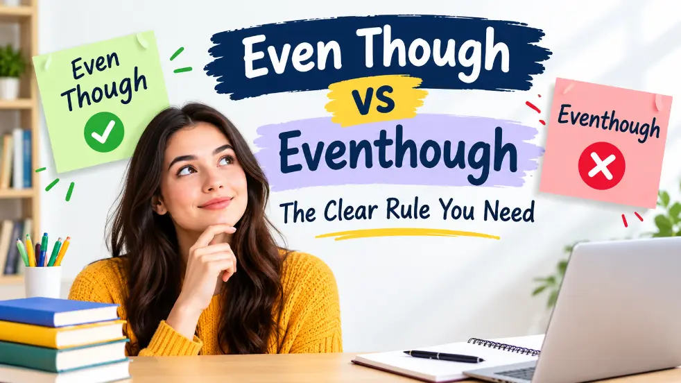 Even Though vs Eventhough, The Clear Rule You Need