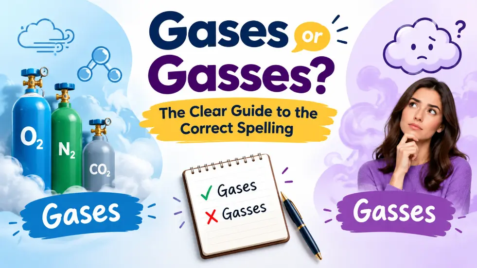 Gases or Gasses? The Clear Guide to the Correct Spelling