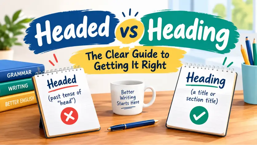 Headed vs Heading: The Clear Guide to Getting It Right