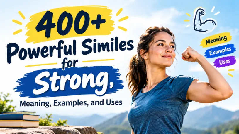 Powerful Similes for Strong: Meaning, Examples, and Uses