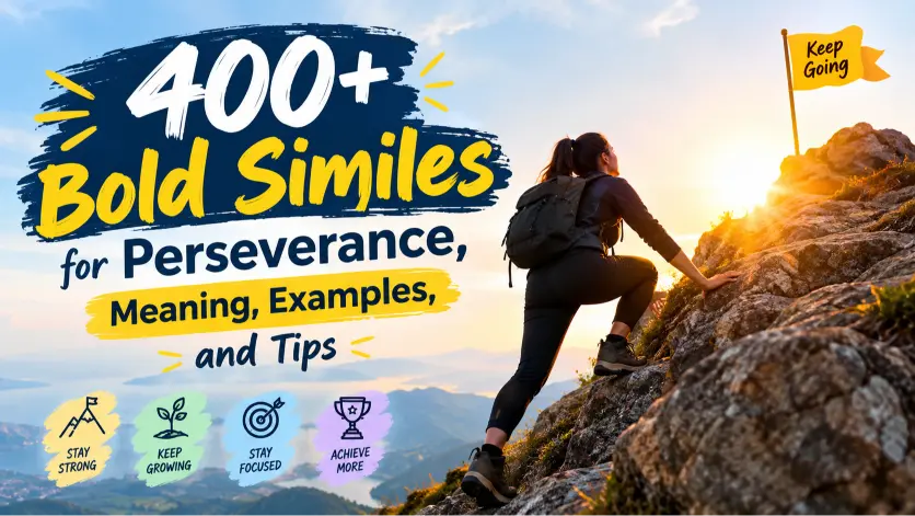 Similes for preserverance