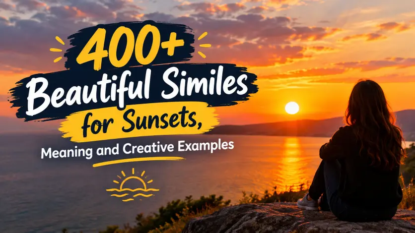 Similes for Sunsets