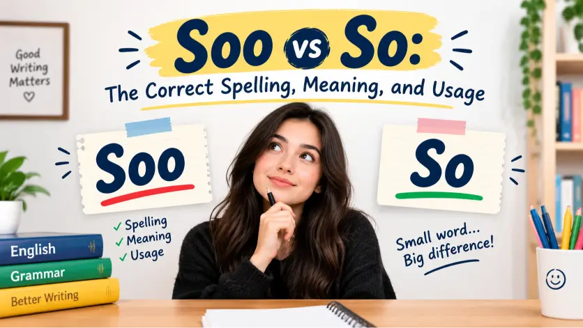 Soo vs So: The Correct Spelling, Meaning, and Usage