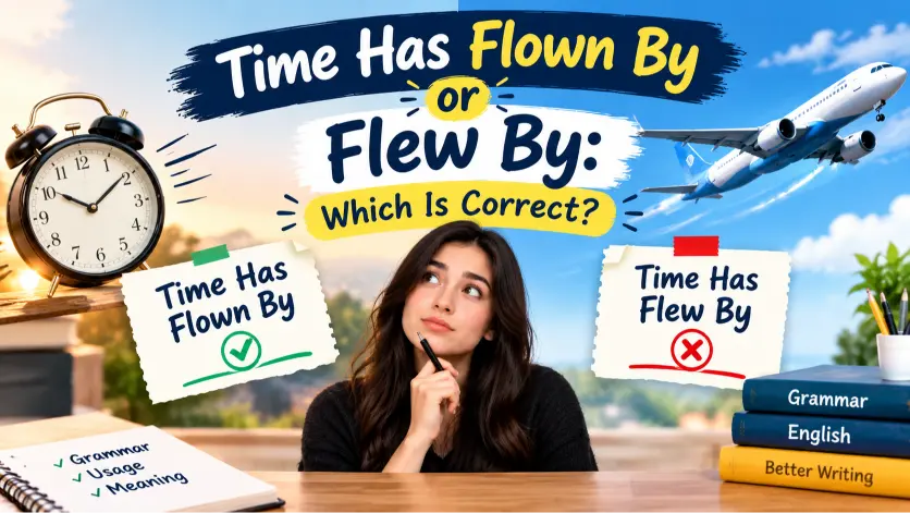 Time Has Flown By or Flew By: Which Is Correct?