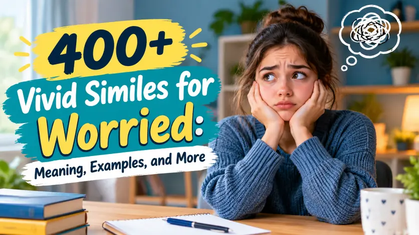 Vivid Similes for Worried: Meaning, Examples, and More