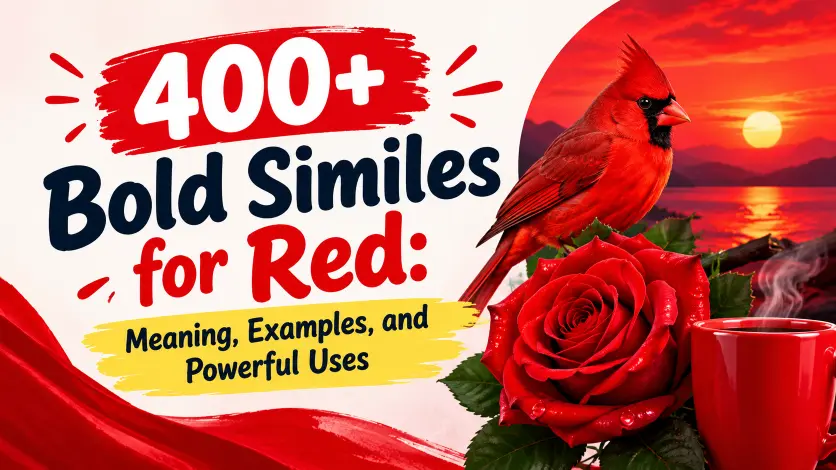 Bold Similes for Red: Meaning, Examples, and Powerful Uses