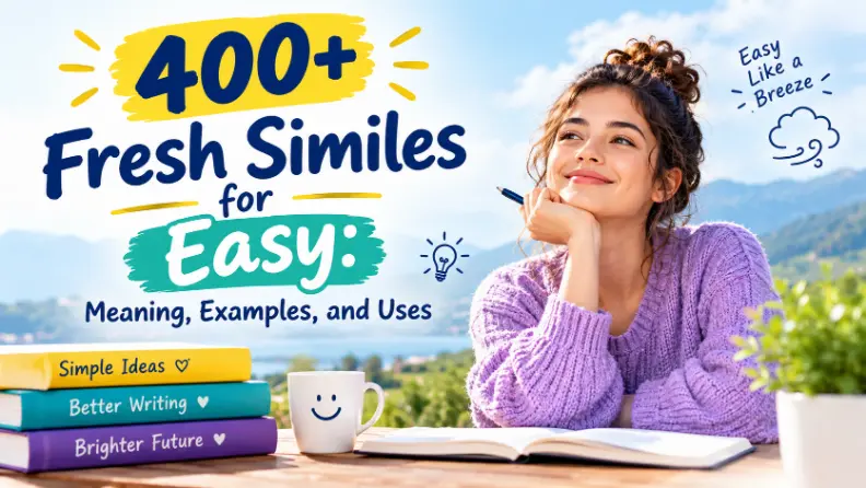 Fresh Similes for Easy: Meaning, Examples, and Uses