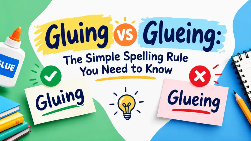 Gluing vs Glueing: The Simple Spelling Rule You Need to Know