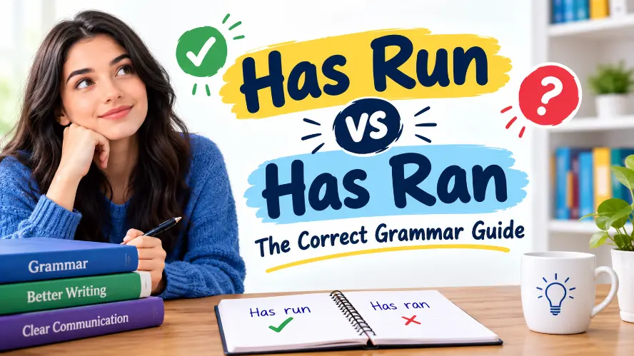 Has Run vs Has Ran, The Correct Grammar Guide