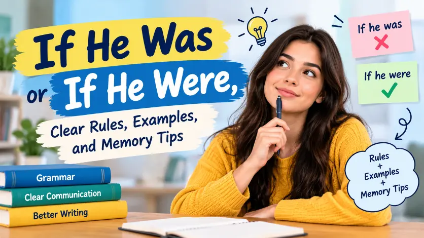 If He Was or If He Were, Clear Rules, Examples, and Memory Tips