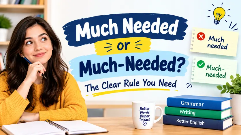 Much Needed or Much-Needed: The Clear Rule You Need