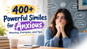 Powerful Similes for Anxious: Meaning, Examples, and Tips