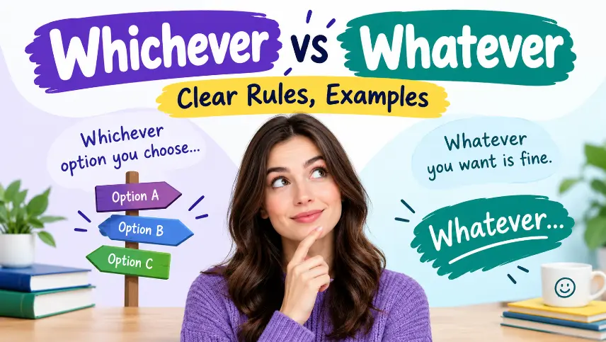 Whichever vs Whatever, Clear Rules, Examples